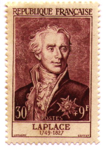 邮票上的拉普拉斯